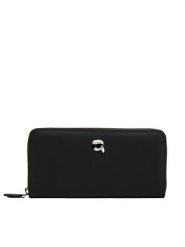 KARL LAGERFELD Portfel A4W32011 Czarny. Czarne portfele damskie KARL LAGERFELD, ze skóry. Za 439.99 zł.