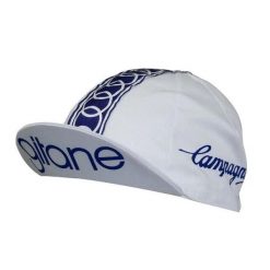 Czapka rowerowa Gist Equipe Vintage Gitane Campganolo. Białe czapki damskie GIST, bez wzorów, z bawełny, eleganckie. Za 96.15 zł.