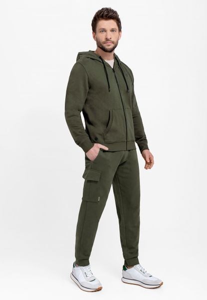 Joggery cargo N-SAVE. Spodnie sportowe męskie Volcano, m, bez wzorów, z dresówki. Za 149.99 zł.