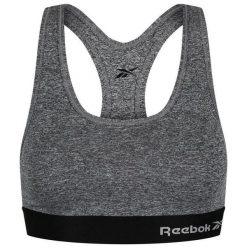 Sportowy Top Damski / Damski Simone. Szare koszulki sportowe damskie Reebok, bez wzorów, bez ramiączek, trekkingowe. Za 183.99 zł.