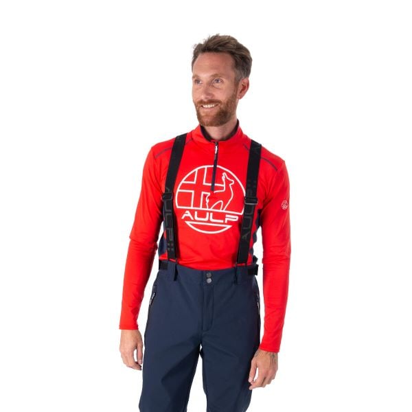 Spodnie narciarskie męskie CMP VIZIL wodoodporne oddychające, szelki, gaitery. Niebieskie spodnie sportowe męskie Aulp, m, bez wzorów, narciarskie. Za 399.99 zł.