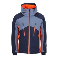 Kurtka Peak Mountain Crampon. Niebieskie kurtki sportowe męskie Peak Mountain, na zimę, m, bez wzorów, bez kaptura, narciarskie. W wyprzedaży za 634.00 zł.