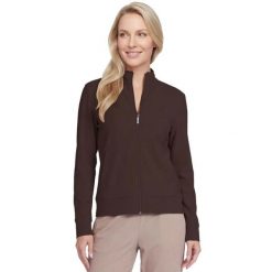 Bluza dresowa sportowa damska Go Luxe Rib Hoodie. Brązowe bluzy damskie Skechers, s, bez wzorów, z dresówki, sportowe, bez ramiączek, bez kaptura. Za 219.99 zł.