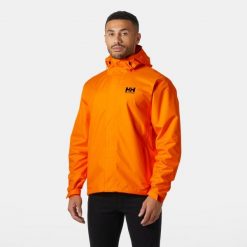 Kurtka wodoodporna Helly Hansen Seven J. Brązowe kurtki męskie Helly Hansen, m, bez wzorów, sportowe, bez kaptura. Za 486.50 zł.