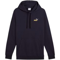 Bluza męska Puma Ess 2 Color Small No.1 Logo Hoodie TR. Czarne bluzy męskie Puma, m, bez wzorów, z kapturem, na fitness i siłownię. Za 159.00 zł.