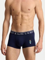 Polo Ralph Lauren Bokserki 714966106001 Granatowy. Niebieskie bokserki męskie Polo Ralph Lauren, bez wzorów, z bawełny. Za 129.99 zł.