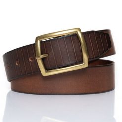 MUSTANG PASEK SKÓRZANY 40mm SOPO-MUS080C. Brązowe paski męskie Mustang, klasyczne. Za 79.99 zł.