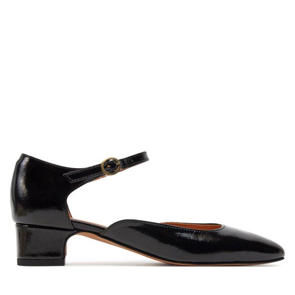 Czółenka Balagan. Czarne czółenka damskie BALAGAN, bez wzorów, bez obcasa, bez zapięcia. Za 279.99 zł.