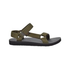 Sandały męskie Teva original universal. Zielone buty zimowe męskie Teva, na lato, bez wzorów, bez obcasa, bez zapięcia. Za 219.99 zł.