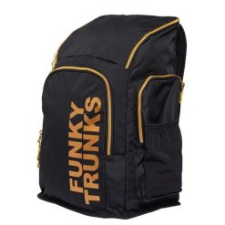 Plecak torba do szkoły na basen siłownię trening Funkita Black Attack. Brązowe plecaki męskie Funky Trunks, bez wzorów, z materiału, duże. Za 170.99 zł.