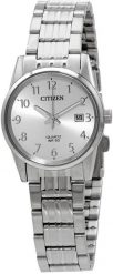 Zegarek Citizen Quartz Zegarek damski srebrna tarcza 27 mm (EU6000-57B). Szare zegarki damskie CITIZEN, srebrne. Za 353.99 zł.