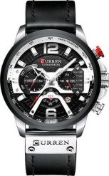 Zegarek Curren ZEGAREK MĘSKI CURREN 8329 (zc027a) - CHRONOGRAF + BOX. Zegarki męskie Curren, bez wzorów. Za 131.57 zł.