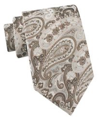 Klasyczny Krawat Męski - Chattier - Odcienie Beżów i Jasnego Brązu. Krawaty i muchy Chattier, bez wzorów, z tkaniny, eleganckie. Za 49.00 zł.