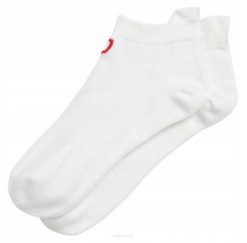 Skarpety tenisowe Wilson Ankle Tab Sock 1P. Białe skarpetki damskie Wilson, bez wzorów, z bawełny. Za 35.00 zł.