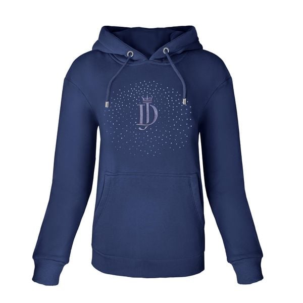 Bluza z kapturem JD ATTACK Elowyn. Niebieskie bluzy damskie JD ATTACK, bez wzorów, sportowe, bez ramiączek, z kapturem. Za 239.00 zł.