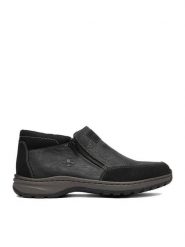 Rieker Botki CEO-03352-45 Czarny. Czarne botki męskie Rieker, bez wzorów, ze skóry, bez obcasa, bez zapięcia. Za 369.99 zł.