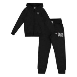 Bluza z kaptur na trening na czas wolny. Czarne bluzy damskie LEONE 1947 APPAREL, bez wzorów, z bawełny, sportowe, bez ramiączek, bez kaptura. W wyprzedaży za 136.83 zł.