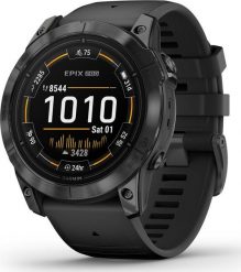 Zegarek sportowy Garmin Epix Pro Gen 2 Czarny (010-02804-21). Czarne zegarki sportowe Garmin, bez wzorów. Za 2,921.99 zł.