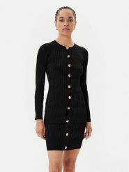 Marciano Guess Kardigan 5YGR33 5881Z Czarny Regular Fit. Czarne kardigany damskie Marciano Guess, xl, z aplikacjami, z wiskozy, bez kołnierzyka. Za 659.99 zł.