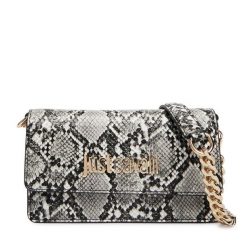 Torebka Just Cavalli. Szare torebki do ręki damskie Just Cavalli, bez wzorów, bez dodatków. Za 626.99 zł.