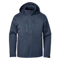 Męska Kurtka Scirocco Lightweight Shell Jacket. Niebieskie kurtki męskie STORMTECH, m, bez wzorów, sportowe, bez kaptura. Za 582.99 zł.