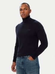 Guess Golf M6BR14 Z1362 Granatowy Regular Fit. Niebieskie swetry męskie Guess, m, z aplikacjami, z syntetyku, bez kołnierzyka, bez ramiączek. Za 394.99 zł.