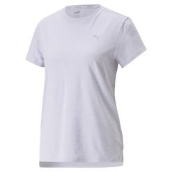 Koszulka Sportowa Damska Puma Run Favorite Heather. Fioletowe bluzki damskie Puma, xs, bez wzorów, bez ramiączek, na fitness i siłownię. Za 87.99 zł.
