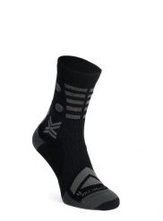 Skarpety rowerowe X-Socks Gravel Perform Merino Crew. Czerwone skarpety męskie X-Socks, bez wzorów, z elastanu. Za 176.00 zł.