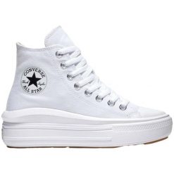 Trampki damskie Converse Chuck Taylor All Star Move Platform Hi. Białe trampki i tenisówki damskie Converse, bez wzorów, bez zapięcia. Za 336.99 zł.