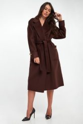 Płaszcz damski wełniany ELISABETTA FRANCHI. Płaszcze damskie Elisabetta Franchi, bez wzorów, z wełny, bez kołnierzyka, bez kaptura. Za 3,559.00 zł.