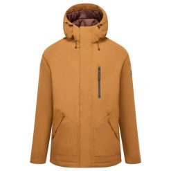 Męska wodoodporna kurtka Slyvan. Czarne kurtki męskie Regatta, l, bez wzorów, z materiału, eleganckie, z kapturem. Za 382.50 zł.