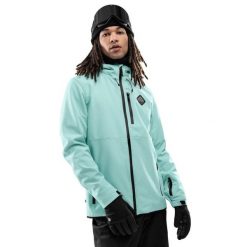 Męska kurtka snowboardowa Sporty zimowe Siroko W2 Senja. Niebieskie kurtki męskie SIROKO, na zimę, l, bez wzorów, z softshellu, bez kaptura, narciarskie. W wyprzedaży za 330.95 zł.