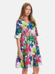 Tatuum Sukienka letnia Netuno T2511.209 Kolorowy Regular Fit. Sukienki damskie Tatuum, na lato, bez wzorów, z wiskozy, bez kołnierzyka, bez ramiączek. Za 169.99 zł.