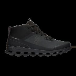 Obuwie trekkingowe On Cloudroam Waterproof Noir. Czarne obuwie trekkingowe damskie On, z materiału, bez zapięcia. Za 923.10 zł.