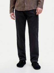 Jack & Jones Spodnie materiałowe Kane 12274977 Czarny Relaxed Fit. Czarne spodnie materiałowe męskie Jack & Jones, bez wzorów, z bawełny. Za 139.99 zł.