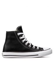Converse Trampki Chuck Taylor All Star HI 132170C Czarny. Czarne trampki męskie Converse, bez wzorów, ze skóry, retro, bez zapięcia. Za 268.15 zł.