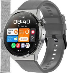 Smartwatch Enter SAT.111.2312.1411-SET Szary. Szare zegarki smartwatch Enter, bez wzorów. Za 299.00 zł.