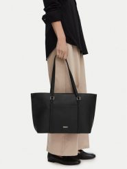 MEXX Torebka CEO-MEXX-L-010-10 Czarny. Czarne shopperki damskie Mexx, bez wzorów, ze skóry, bez dodatków. Za 249.99 zł.