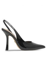 Nine West Szpilki WFA2689-1 Czarny. Czarne szpilki damskie Nine West, bez wzorów, z syntetyku, bez obcasa, na szpilce, bez zapięcia. Za 199.99 zł.