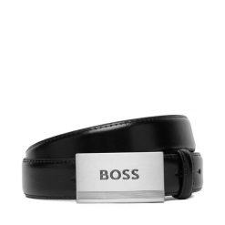 Pasek BOSS. Czarne paski męskie Boss. Za 399.99 zł.