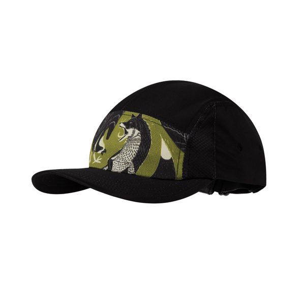 Czapka z daszkiem Buff 5 Panel go Cap. Czarne czapki damskie Buff, na lato, bez wzorów, z elastanu. Za 118.93 zł.