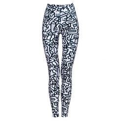 Legginsy sportowe damskie DEEP TRIP Dudle. Czarne legginsy damskie DEEP TRIP, m, bez wzorów, na jogę i pilates. Za 179.00 zł.