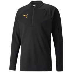 Bluza Męska Individual Final Quarter Zip. Czarne bluzy męskie Puma, m, bez wzorów, bez ramiączek, bez kaptura. Za 222.99 zł.