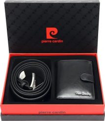 Pierre Cardin Męski zestaw skórzany portfel pasek Pierre Cardin NoSize. Portfele męskie Pierre Cardin, bez wzorów. Za 279.00 zł.