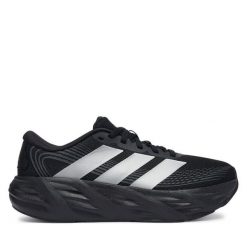 Buty do biegania adidas. Czarne obuwie sportowe damskie Adidas, bez wzorów, bez zapięcia, do biegania. Za 239.99 zł.