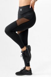 Getry damskie legginsy sportowe szybkoschnące fitness Rough Radical Kendi Long. Czarne legginsy damskie ROUGH RADICAL, bez wzorów, z dzianiny. Za 135.92 zł.