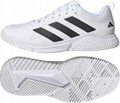 Buty adidas Court Team 2.0 HR1239. Buty sportowe męskie Adidas, bez wzorów, bez zapięcia. Za 311.50 zł.
