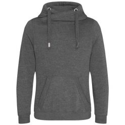 Bluza Z Kapturem Z Krzyżem Unisex Dla Dorosłych. Brązowe bluzy męskie AWDIS, m, bez wzorów, z kapturem. Za 216.99 zł.