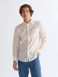 MESKA KOSZULA WRANGLER 1 PKT SHIRT WHITE 112362907. Białe koszule męskie Wrangler, l, bez wzorów, bez kołnierzyka, bez ramiączek. Za 139.99 zł.