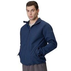 Kurtka męska softshell 4F NeoDry 5000/3000. Niebieskie kurtki męskie 4F, m, bez wzorów, z softshellu, bez kaptura. Za 151.99 zł.